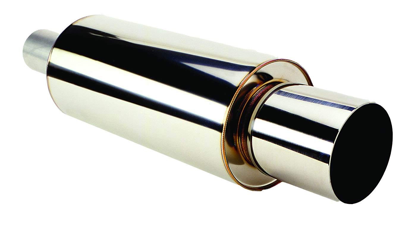 Single Tip Car Muffler