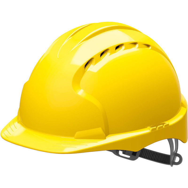 Safety Adjustable Construction Helmet - Yellow