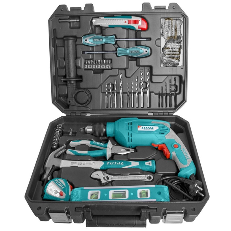 Total 101PCS Impact drill with tool kit set THKTHP1012