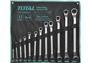 Total Offset ring spanner set THT1024121