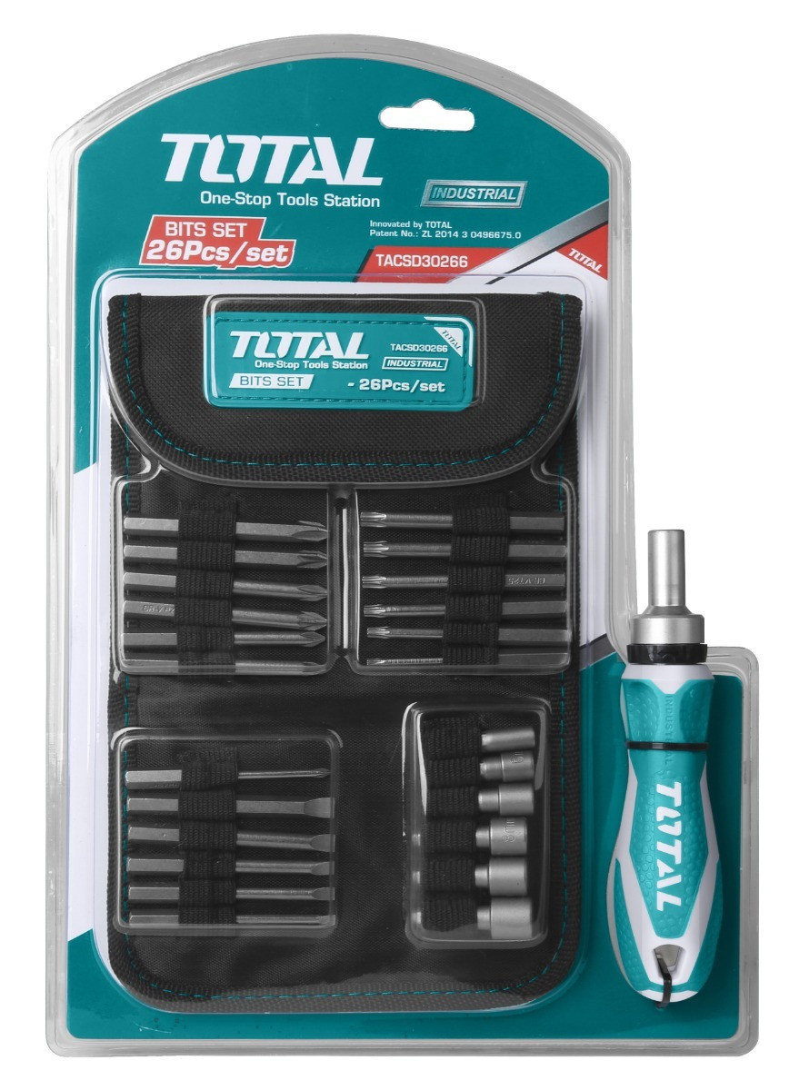  Total 26 in 1 bit set with Screwdriver