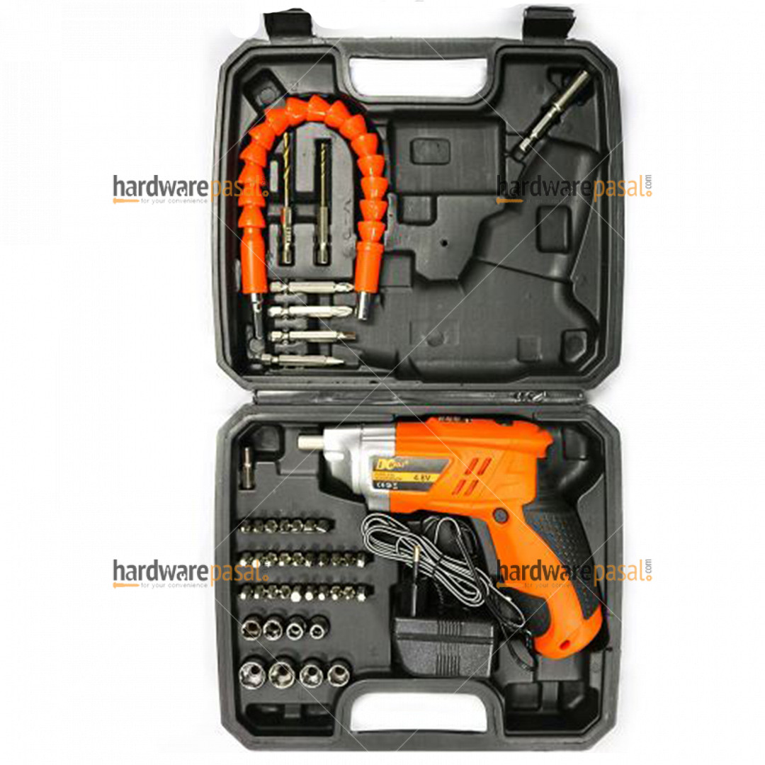 DC tools cordless screwdriver tool set box 