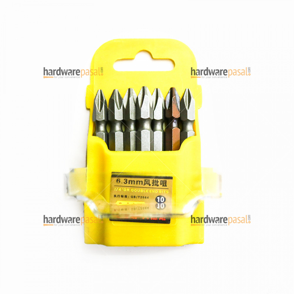 7 pieces Cordless Screwdriver bit set