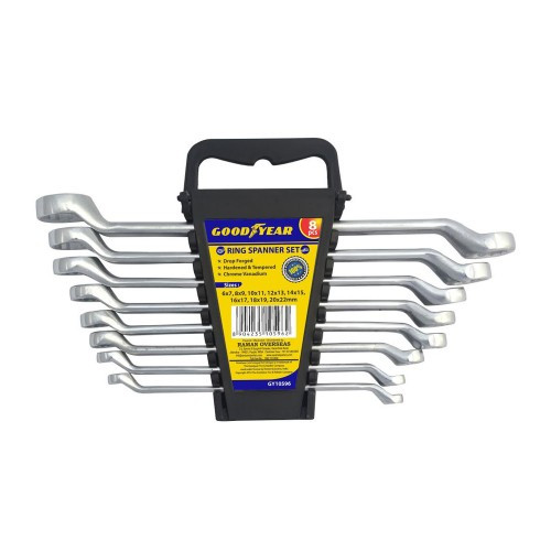 GoodYear GY10144 12Pcs Box Ring Spanners Set 