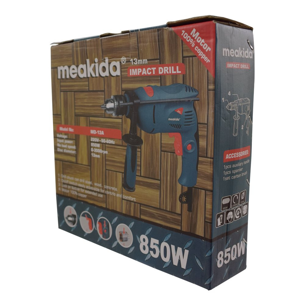 Meakida 850Watt Impact Drill MD-13A 