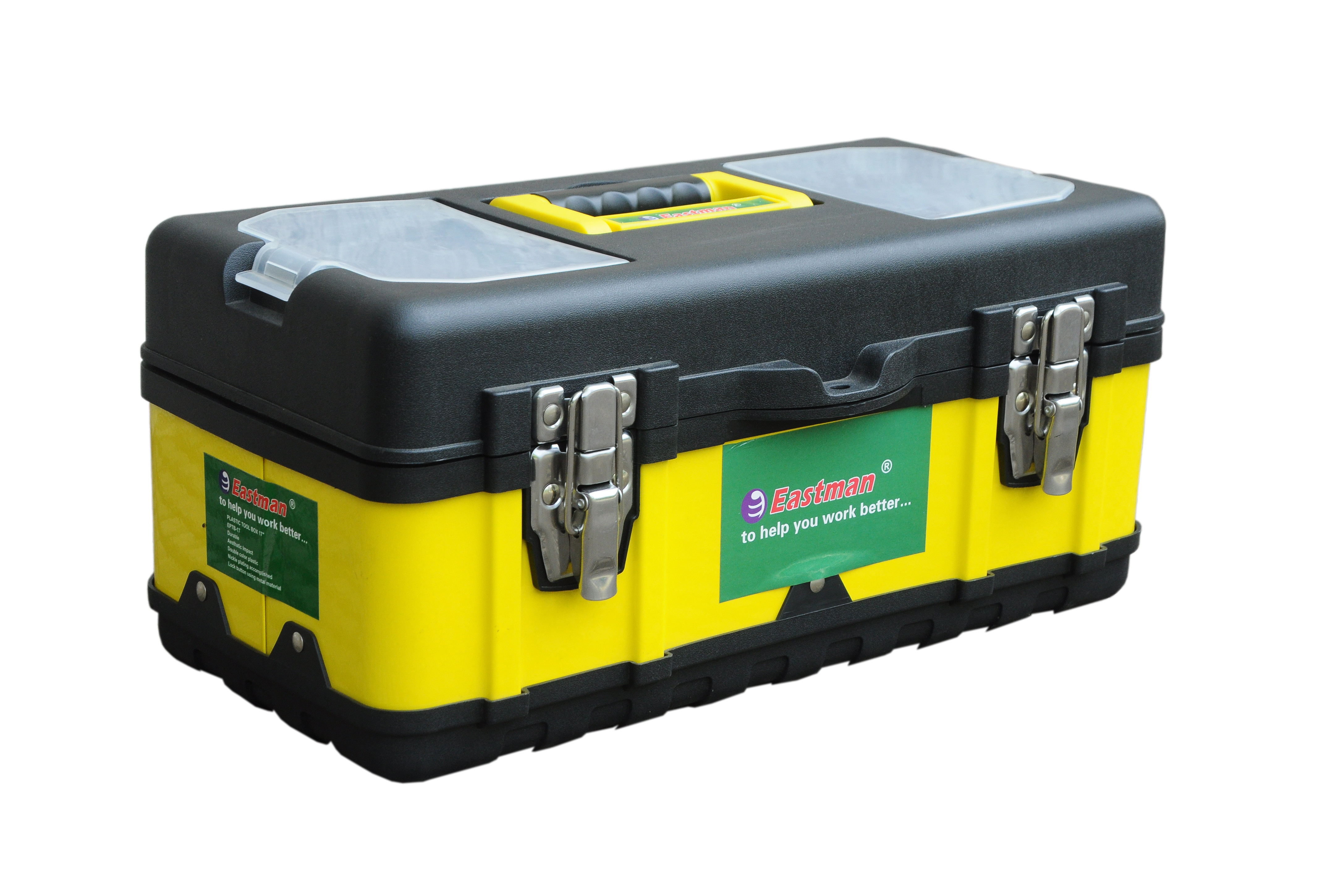 Eastman 19” Inch Plastic and Steel Tool Box E- 2250