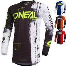 Oneal Jersey- Black and White Mix