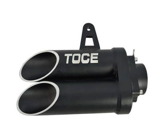 TOCE CNC Double Half Exxhaust- Silencer