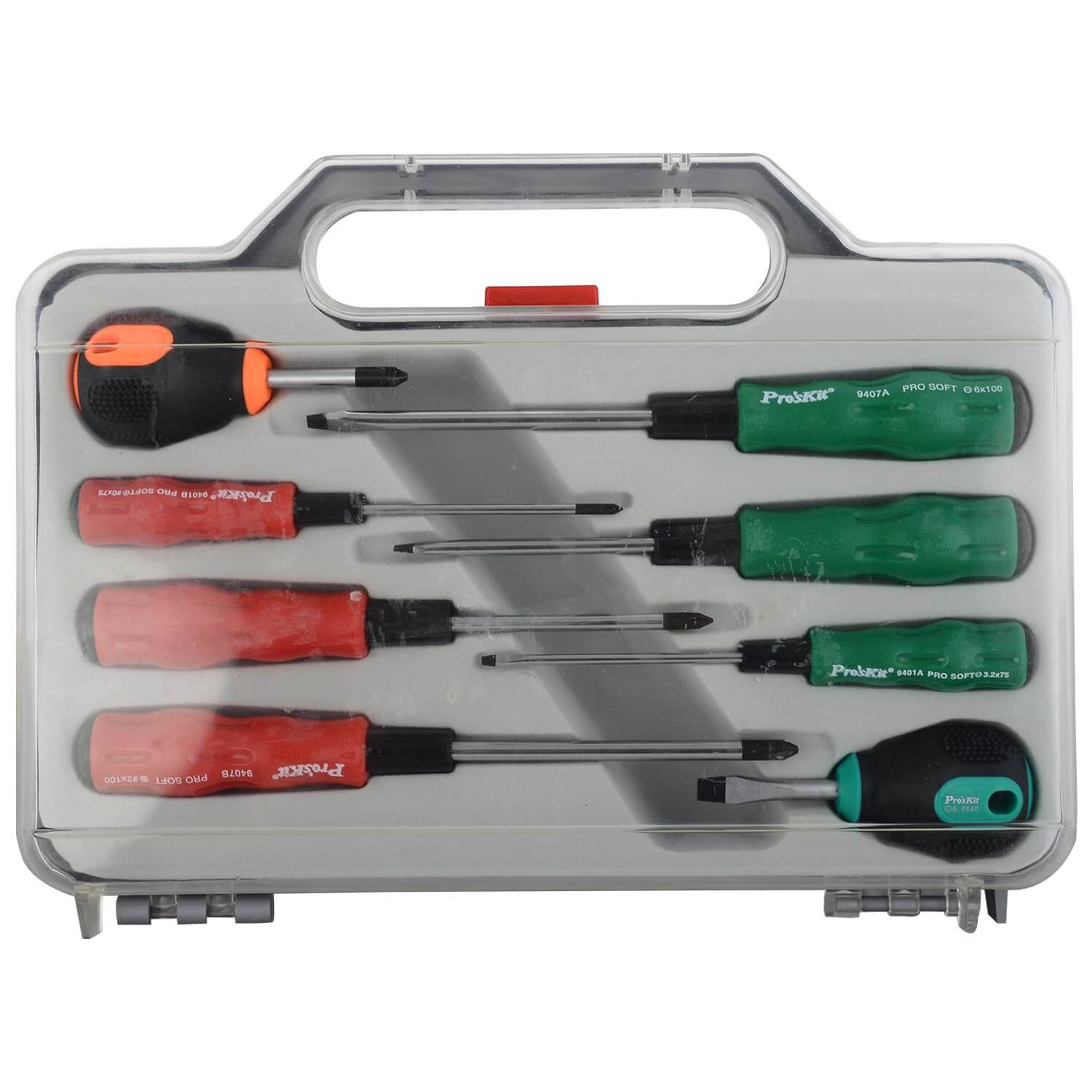 Proskit 8 Pcs Pro- Soft Screwdriver Set 1PK- 9401