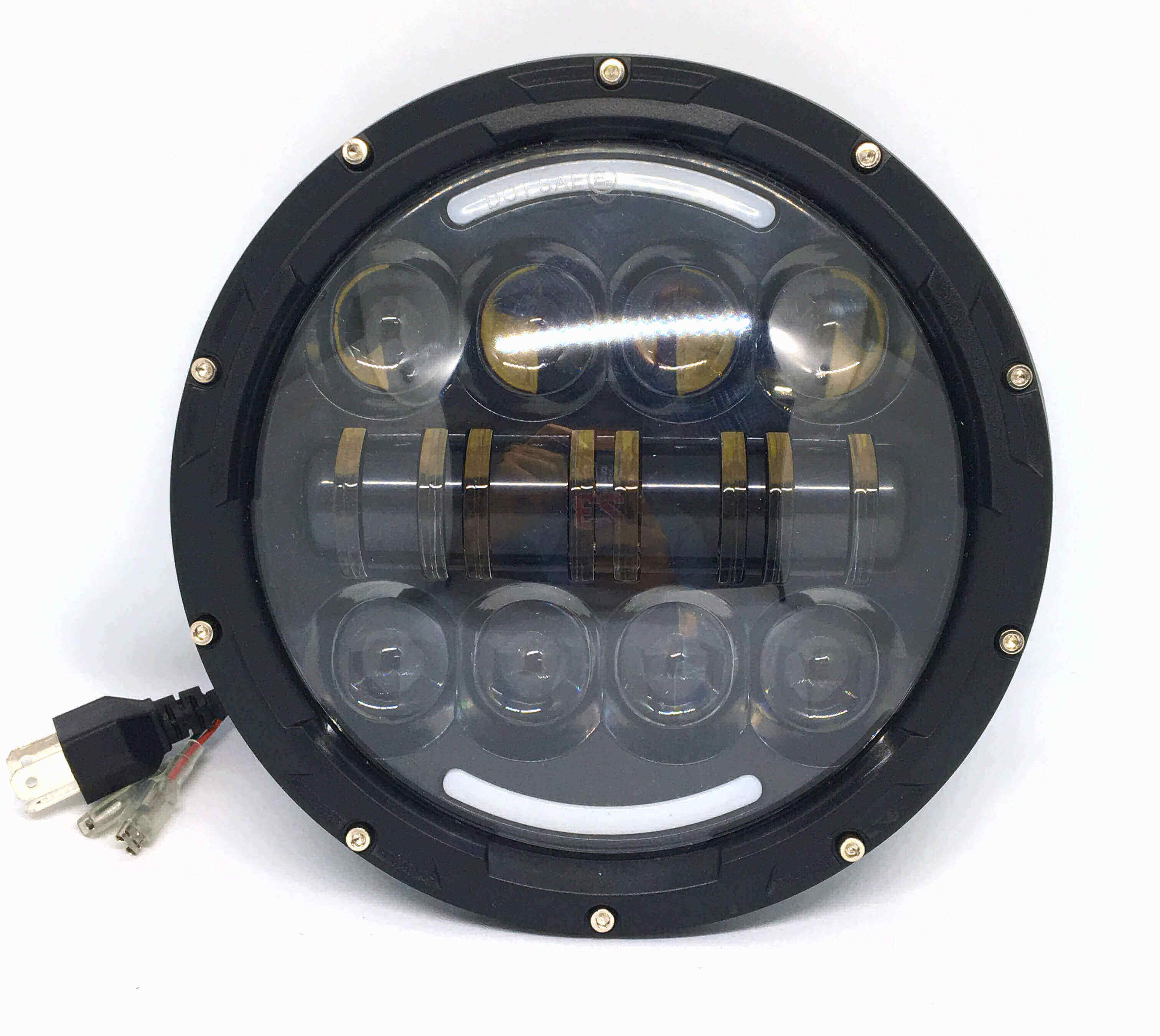 Head Light With Black Border